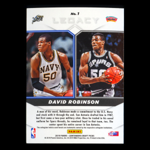 David Robinson 2019 Contenders Draft Picks Legacy Spurs