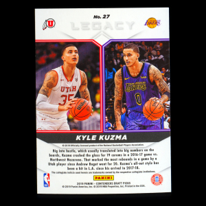 Kyle Kuzma 2019 Contenders Draft Picks Legacy Lakers