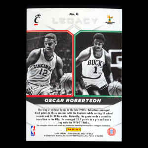 Oscar Robertson 2019 Contenders Draft Picks Legacy Bucks