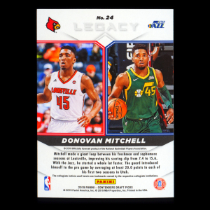 Donovan Mitchell 2019 Contenders Draft Picks Legacy Jazz