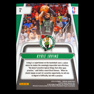Kyrie Irving 2018-19 Panini Threads Automatic Celtics