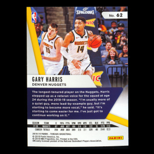 Gary Harris 2018-19 Panini Threads Dazzle Nuggets