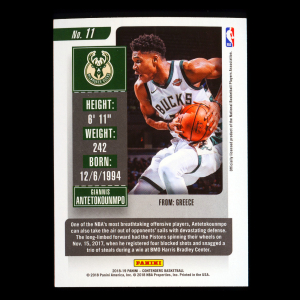 Giannis Antetokounmpo 2018-19 Contenders Bucks