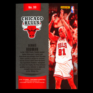 Dennis Rodman 2018-19 Panini Contenders Winning Tickets Bulls