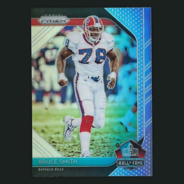 Bruce Smith 2018 Prizm Hall of Fame Silver Bills