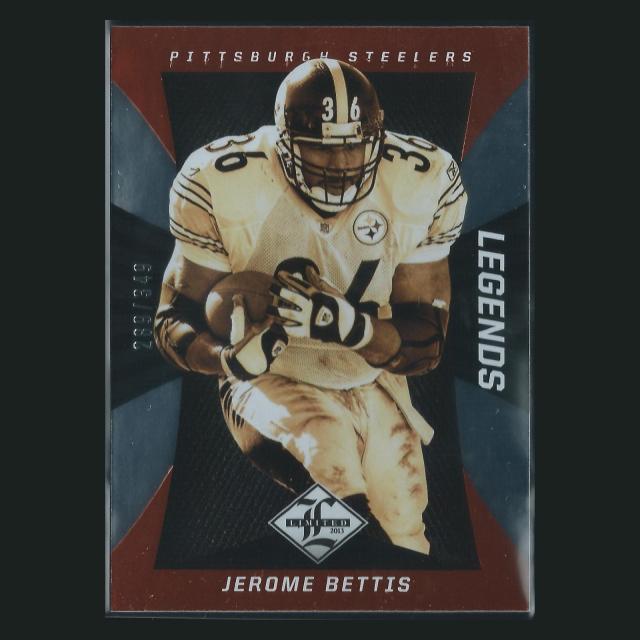 Jerome Bettis 2013 Limited Legends Steelers 289/349