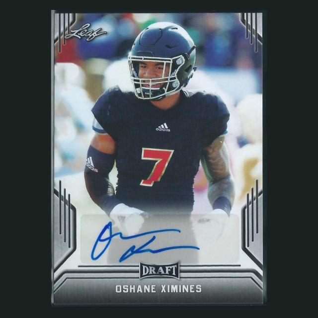Oshane Ximines 2019 Leaf Draft Auto Giants
