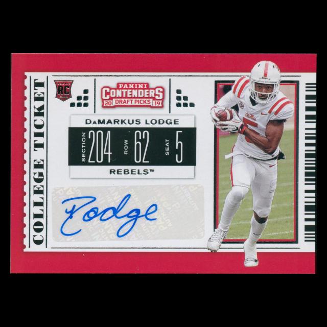 DaMarkus Lodge RC 2019 Contenders Draft Picks Rookie Rebels