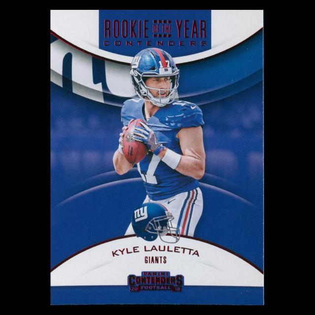 Kyle Lauletta 2018 Contenders Rookie of the Year Giants