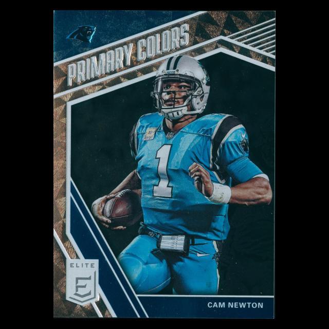 Cam Newton 2019 Elite Primary Colors Panthers 186/299