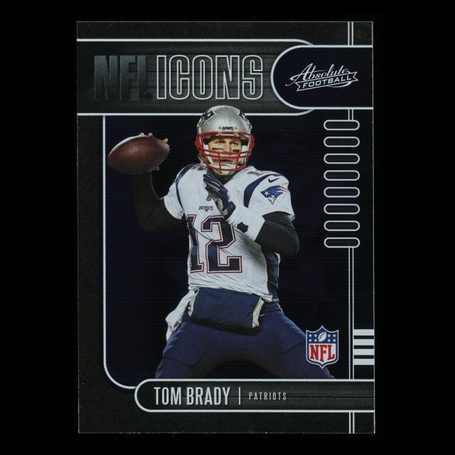 Tom Brady 2019 Absolute NFL Icons Patriots