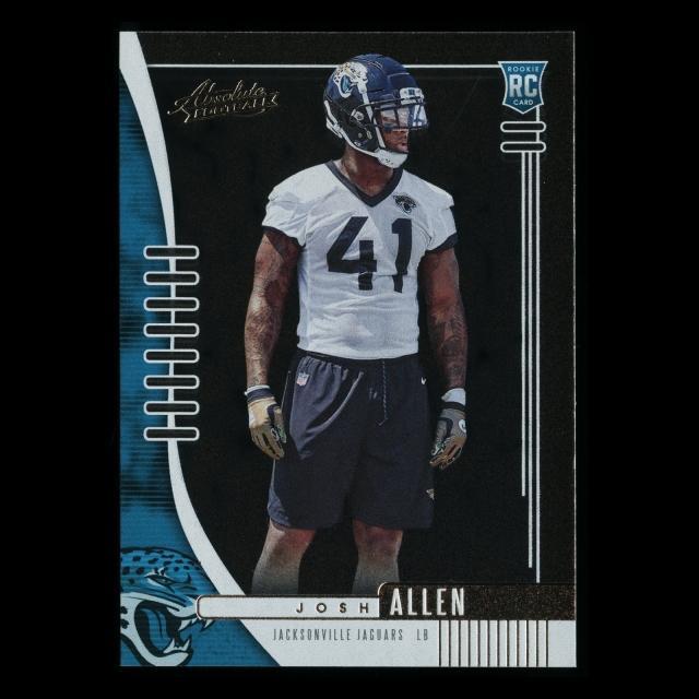 Josh Allen RC 2019 Absolute Rookie Jaguars