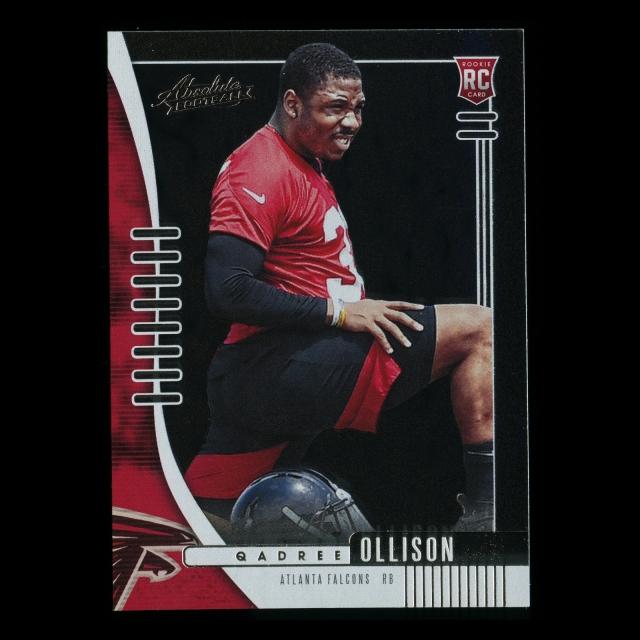 Qadree Ollison RC 2019 Absolute Rookie Falcons