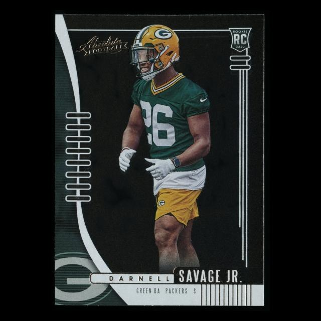 Darnell Savage Jr. RC 2019 Absolute Rookie Packers