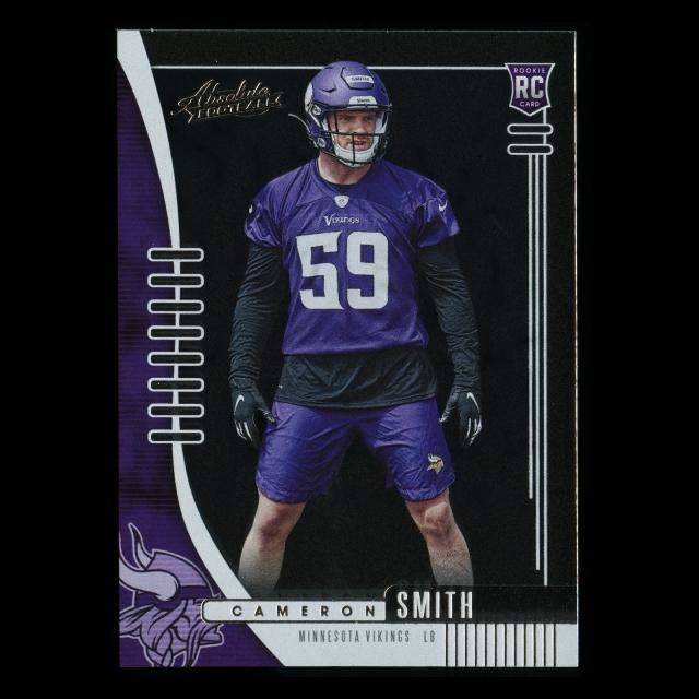 Cameron Smith RC 2019 Absolute Rookie Vikings