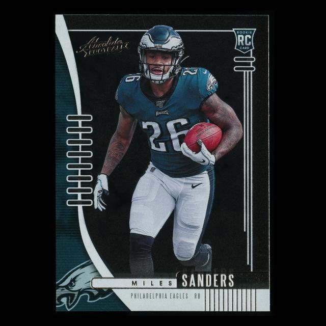 Miles Sanders RC 2019 Absolute Rookie Eagles