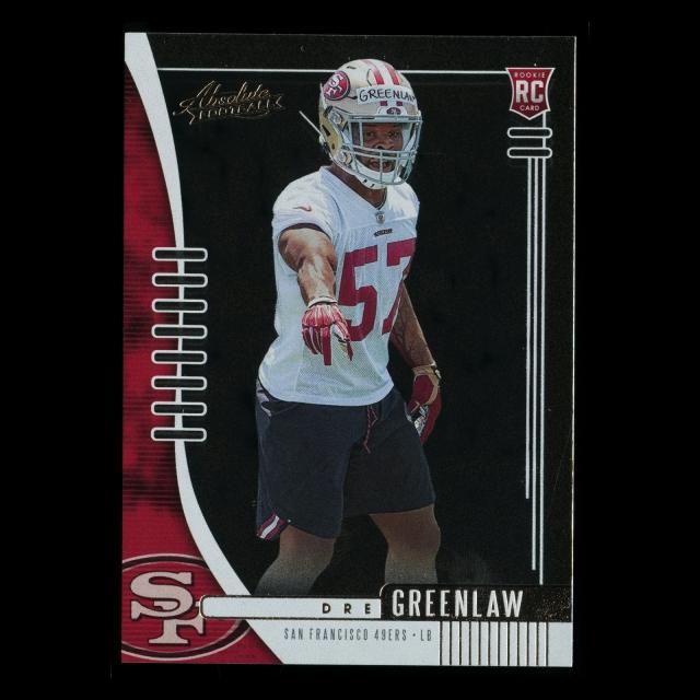 Dre Greenlaw RC 2019 Absolute Rookie 49ers