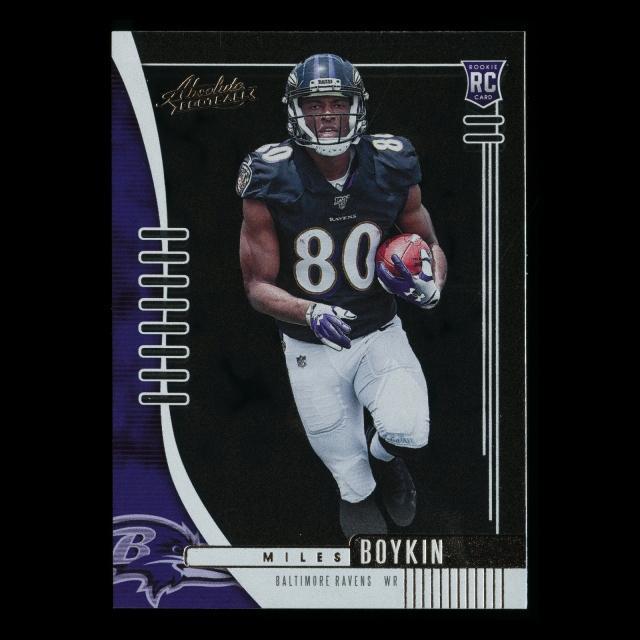 Miles Boykin RC 2019 Absolute Rookie Ravens