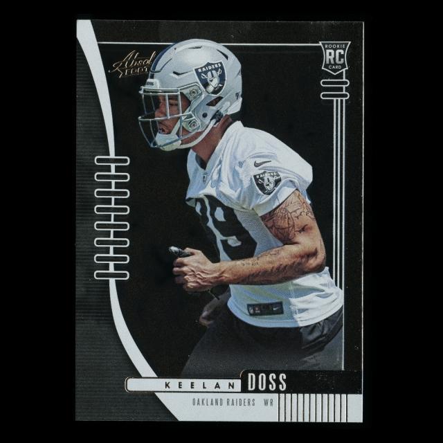 Keelan Doss RC 2019 Absolute Rookie Raiders