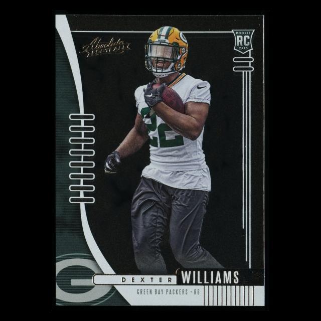 Dexter Williams RC 2019 Absolute Rookie Packers
