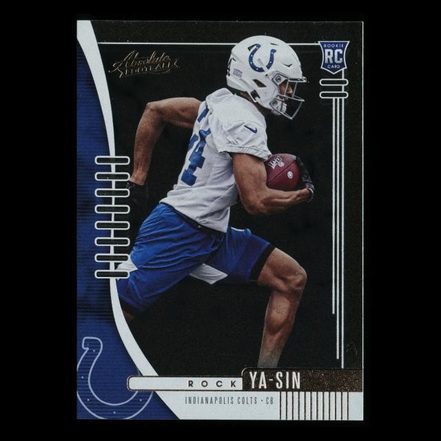 Rock Ya-Sin RC 2019 Absolute Rookie Colts