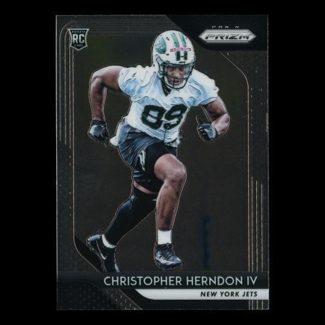 Christopher Herndon IV RC 2018 Prizm Rookie Jets