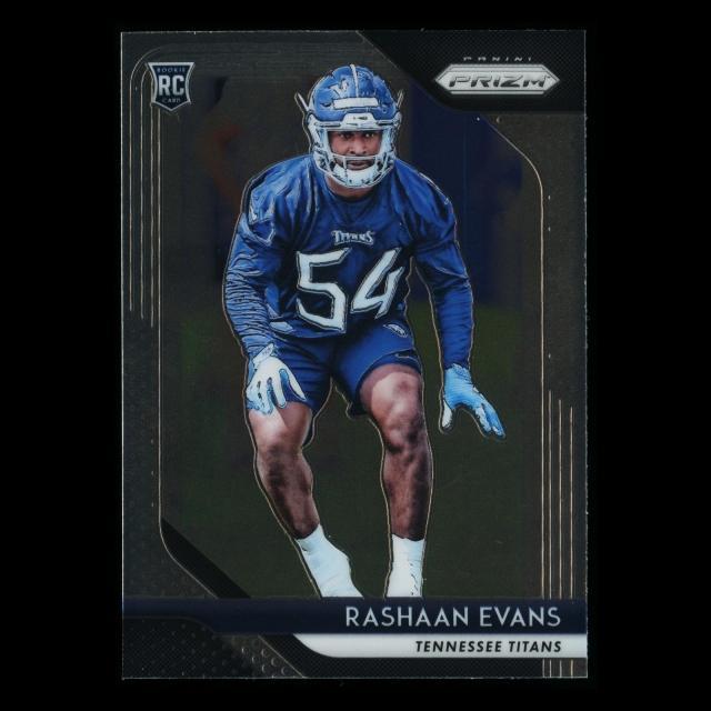 Rashaan Evans RC 2018 Prizm Rookie Titans