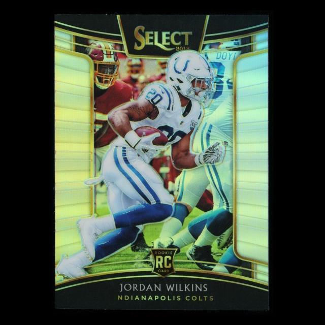 Jordan Wilkins RC 2018 Select Silver Rookie Colts