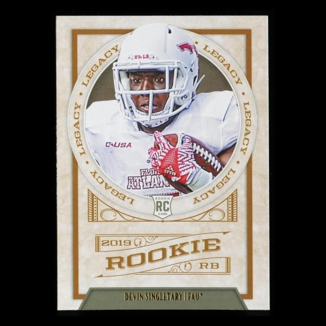 Devin Singletary RC 2019 Legacy Rookie FAU/Bills