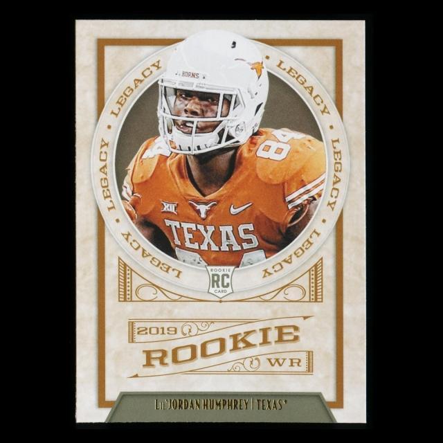Lil'Jordan Humphrey RC 2019 Legacy Rookie Longhorns/Saints