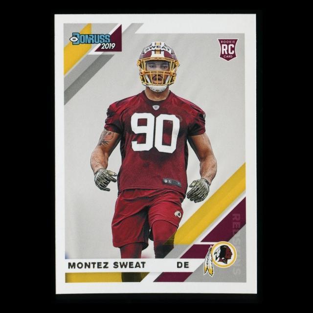 Montez Sweat RC 2019 Donruss Rookie Redskins