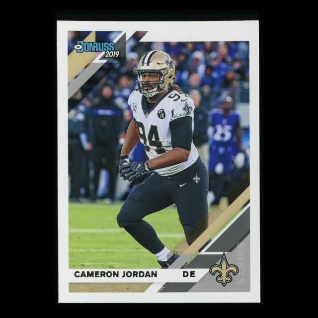 Cameron Jordan 2019 Donruss Saints