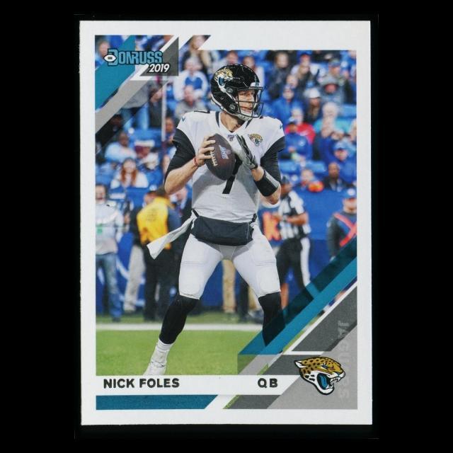 Nick Foles 2019 Donruss Jaguars