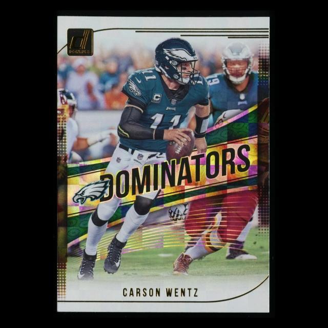 Carson Wentz 2018 Donruss Dominators Eagles