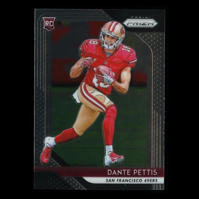 Dante Pettis RC 2018 Prizm Rookie 49ers