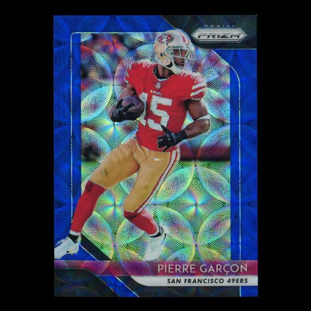Pierre Garcon 2018 Prizm Blue Scope 49ers 88/99
