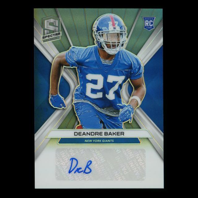 DeAndre Baker RC 2019 Spectra Rookie Auto Giants 62/199