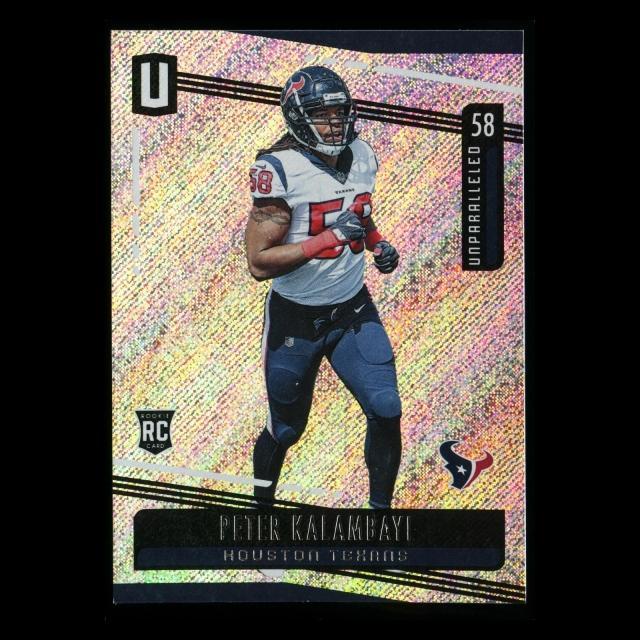 Peter Kalambayi RC 2019 Unparalleled Rookie Texans