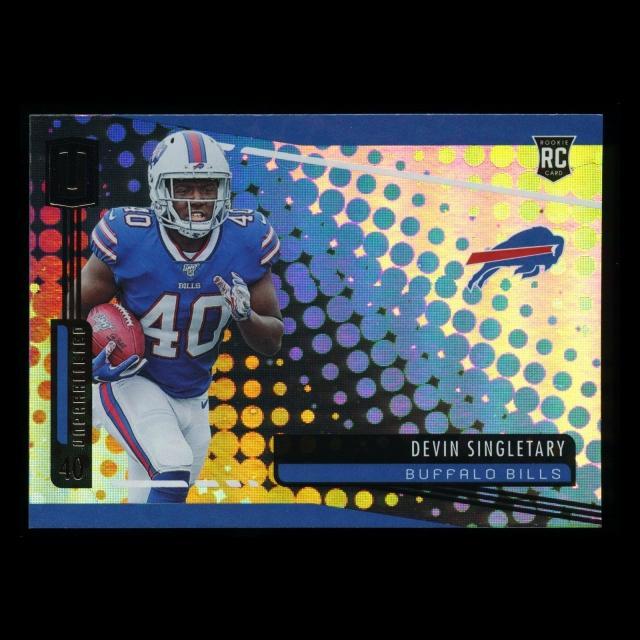 Devin Singletary RC 2019 Unparalleled Rookie Bills