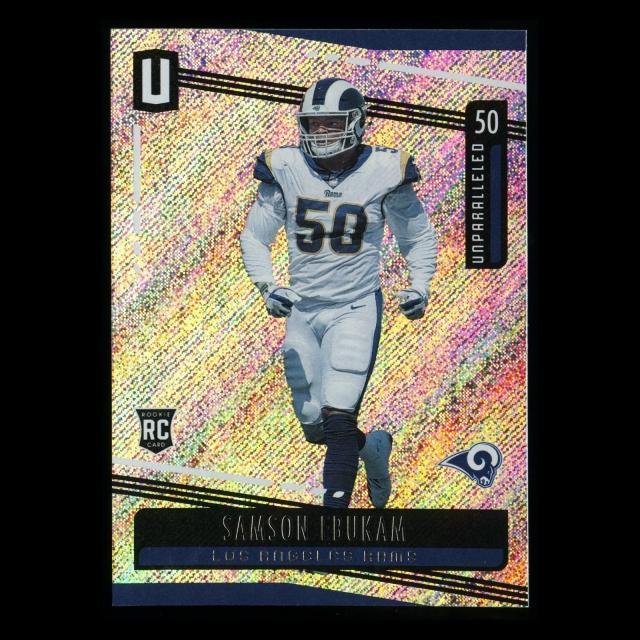Samson Ebukam RC 2019 Unparalleled Rookie Rams