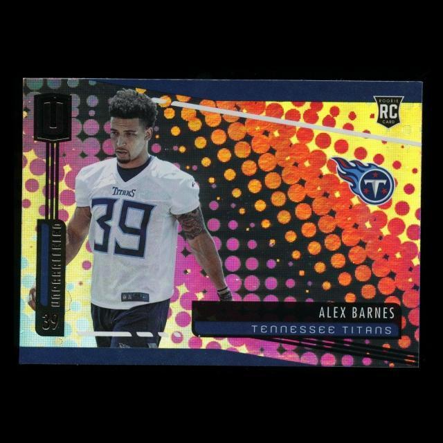 Alex Barnes RC 2019 Unparalleled Rookie Titans