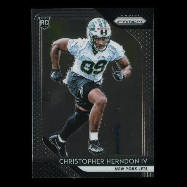 Christopher Herndon IV RC 2018 Prizm Rookie Jets