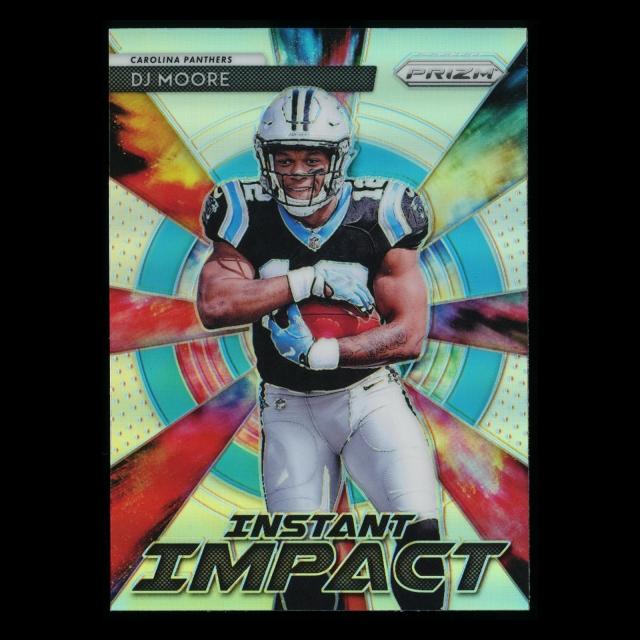 DJ Moore 2018 Prizm Silver Instant Impact Panthers