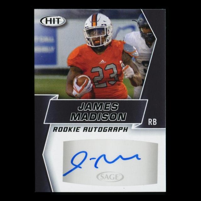 James Madison RC 2019 HIT Rookie Auto Bengals