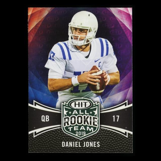 Daniel Jones 2019 HIT All Rookie Team Duke/Giants