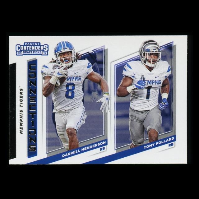 Darrell Henderson | Tony Pollard 2019 Contender Draft Picks Connections Tigers