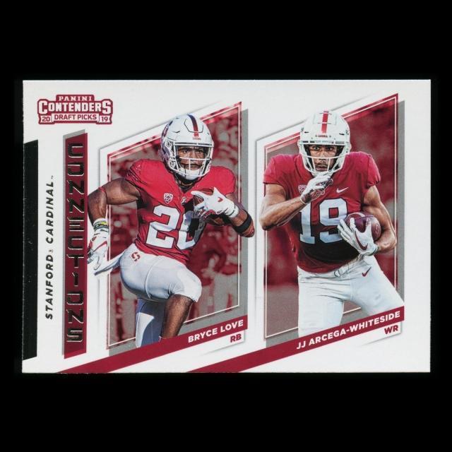 Bryce Love | JJ Arcega-Whiteside 2019 Contender Draft Picks Connections Cardinal