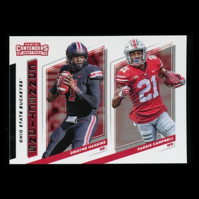 Dwayne Haskins | Parris Campbell 2019 Contender Draft Picks Connections Buckeyes