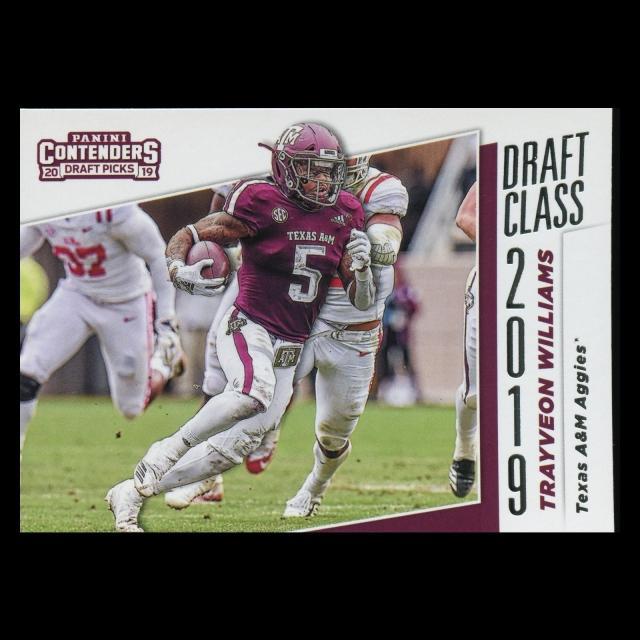 Trayveon Williams 2019 Contender Draft Picks Draft Class Aggies