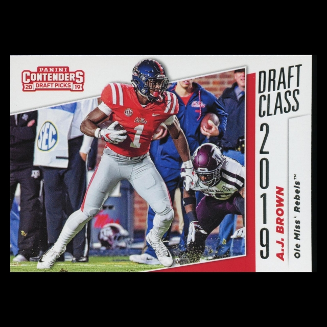 A.J. Brown 2019 Contender Draft Picks Draft Class Rebels